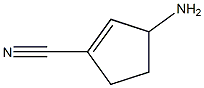 1-Cyclopentene-1-carbonitrile,3-amino-(9CI) Struktur