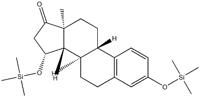 3,15β-Bis(trimethylsiloxy)-1,3,5(10)-estratrien-17-one Struktur