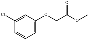 methyl 2-(3-chlorophenoxy)acetate Struktur