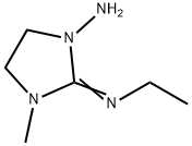 1-Imidazolidinamine,2-(ethylimino)-3-methyl-(9CI) Struktur