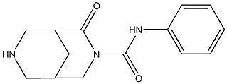 3,7-Diazabicyclo[3.3.1]nonane-3-carboxamide,2-oxo-N-phenyl-(9CI) Struktur