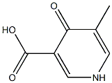 3-Pyridinecarboxylicacid,1,4-dihydro-5-methyl-4-oxo-(9CI) Struktur