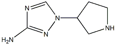 1H-1,2,4-Triazol-3-amine,1-(3-pyrrolidinyl)-(9CI) Struktur