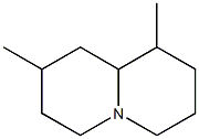 2H-Quinolizine,octahydro-1,8-dimethyl-(9CI) Struktur