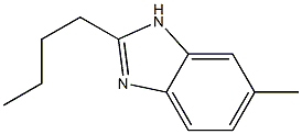 1H-Benzimidazole,2-butyl-5-methyl-(9CI) Struktur