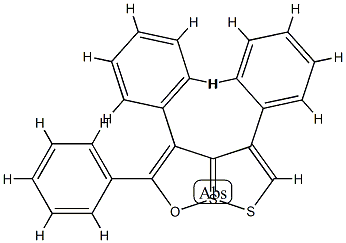 2,3,4-Triphenyl[1,2]dithiolo[1,5-b][1,2]oxathiole-7-SIV Struktur