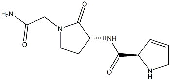 1H-Pyrrole-2-carboxamide,N-[1-(2-amino-2-oxoethyl)-2-oxo-3-pyrrolidinyl]-2,5- Struktur