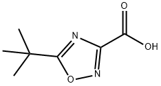 1,2,4-Oxadiazole-3-carboxylicacid,5-(1,1-dimethylethyl)-(9CI) Struktur