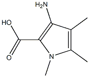 1H-Pyrrole-2-carboxylicacid,3-amino-1,4,5-trimethyl-(9CI) Struktur