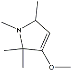 1H-Pyrrole,2,5-dihydro-3-methoxy-1,2,2,5-tetramethyl-(9CI) Struktur