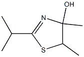 4-Thiazolol,4,5-dihydro-4,5-dimethyl-2-(1-methylethyl)-(9CI) Struktur