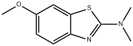 2-Benzothiazolamine,6-methoxy-N,N-dimethyl-(9CI) Struktur