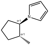 1H-Pyrrole,1-[(1R,2R)-2-methylcyclopentyl]-,rel-(9CI) Struktur