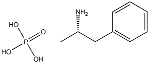 Dextroamphetamine phosphate Struktur