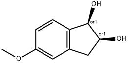 1H-Indene-1,2-diol,2,3-dihydro-5-methoxy-,(1R,2S)-rel-(9CI) Struktur