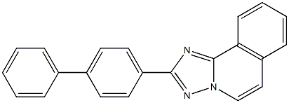 2-(1,1'-biphenyl-4-yl)-1,2,4-triazole(5,1-a)isoquinoline Struktur