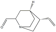 (1S,4S)-5α-Ethenyl-1-azabicyclo[2.2.2]octane-2-carbaldehyde Struktur