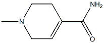 4-Pyridinecarboxamide,1,2,3,6-tetrahydro-1-methyl-(9CI) Struktur