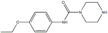 1-Piperazinecarboxamide,N-(4-ethoxyphenyl)-(9CI) Struktur