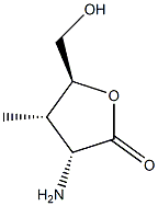 Ribonic acid, 2-amino-2,3-dideoxy-3-methyl-, gamma-lactone (9CI) Struktur