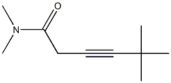 3-Hexynamide,N,N,5,5-tetramethyl-(9CI) Struktur