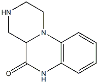 2,3,4,4a-tetrahydro-1H-pyrazino(1,2a)quinoxalin-5-(6H)one Struktur