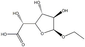 alpha-D-Galactofuranosiduronicacid,ethyl(9CI) Struktur