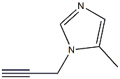 1H-Imidazole,5-methyl-1-(2-propynyl)-(9CI) Struktur