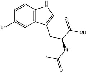 AC-DL-5-溴色氨酸 結(jié)構(gòu)式