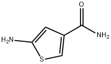 3-Thiophenecarboxamide,5-amino-(9CI) Struktur