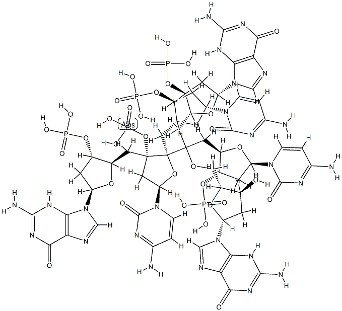 tri-(deoxyguanylic acid-deoxycytidylic acid) Struktur