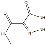 1H-1,2,3-Triazole-4-carboxamide,5-hydroxy-N-methyl-(9CI) Struktur