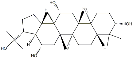 (21β)-A'-Neogammacerane-3β,12β,16β,22-tetrol Struktur