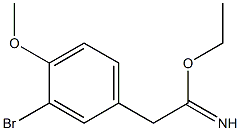 ethyl 2-(3-bromo-4-methoxyphenyl)acetimidate Struktur