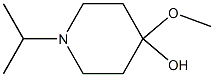 4-Piperidinol,4-methoxy-1-(1-methylethyl)-(9CI) Struktur