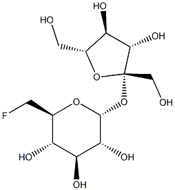 6-deoxy-6-fluorosucrose Struktur