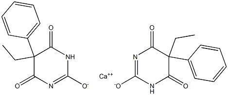 5-Ethyl-5-phenylpyrimidine-2,4,6(1H,3H,5H)-trione/calcium,(1:x) salt Struktur