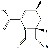 1-Azabicyclo[4.2.0]oct-2-ene-2-carboxylicacid,7-amino-4-methyl-8-oxo-,[4S- Struktur