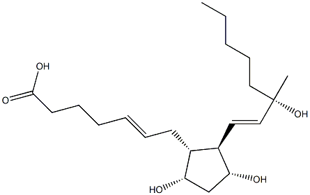 trans-Carboprost Struktur