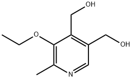 3,4-Pyridinedimethanol,5-ethoxy-6-methyl-(9CI) Struktur