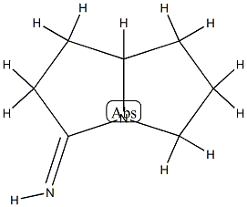 3H-Pyrrolizin-3-imine,hexahydro-(9CI) Struktur