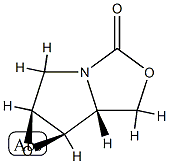 2H,4H-Oxireno[3,4]pyrrolo[1,2-c]oxazol-4-one,tetrahydro-,(1aS,6aR,6bR)- Struktur