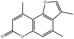 4,7,5'-trimethylallopsoralen Struktur