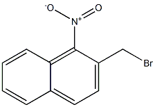 2-(bromomethyl)-1-nitronaphthalene Struktur