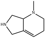 1H-Pyrrolo[3,4-b]pyridine,2,3,5,6,7,7a-hexahydro-1-methyl-(9CI) Struktur