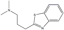 2-Benzothiazolepropanamine,N,N-dimethyl-(9CI) Struktur