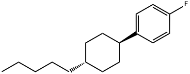 TRANS-4''-PENTYLCYCLOHEXYL-4-FLUOROBENZENE Structure