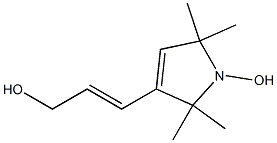 3-(2,2,5,5-tetramethyl-1--oxypyrrolidinyl)-2-propen-1-ol Struktur