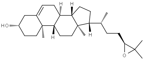 24(S),25-Epoxycholesterol (not deuterated) Struktur