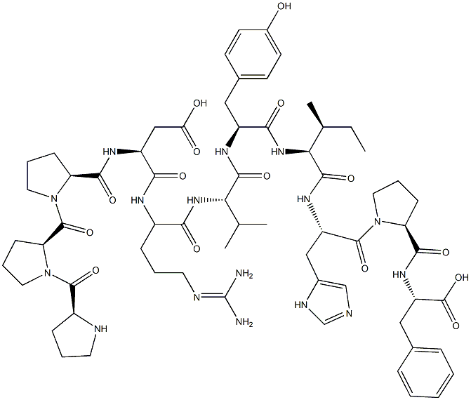 triprolyl angiotensin II Struktur